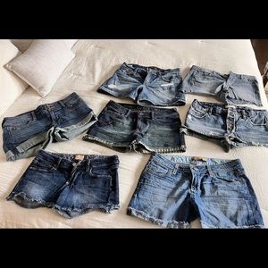 Selling designer jeans shorts for the summer time! Fits 5’3-5’4 w lean legs.